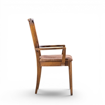  Broyhill Brasilia Broyhill Brasilia Mid Century Walnut Arm Dining Chair