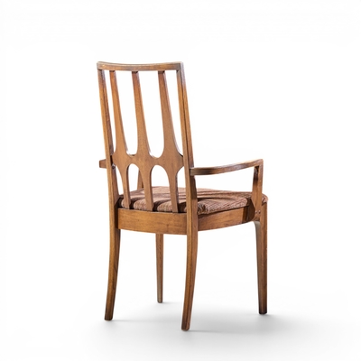  Broyhill Brasilia Broyhill Brasilia Mid Century Walnut Arm Dining Chair