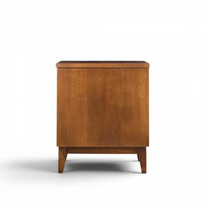  Broyhill Brasilia Broyhill Brasilia Mid Century Walnut Commode Nightstands Pair