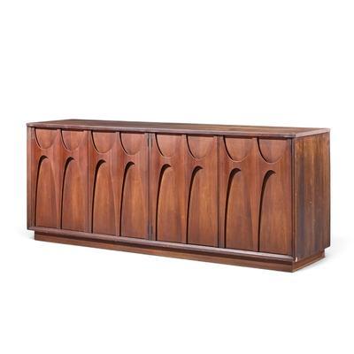  Broyhill Brasilia Broyhill Brasilia Mid Century Walnut Credenza