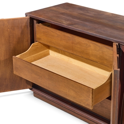  Broyhill Brasilia Broyhill Brasilia Mid Century Walnut Credenza