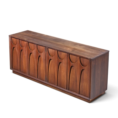  Broyhill Brasilia Broyhill Brasilia Mid Century Walnut Credenza