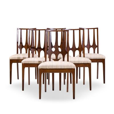  Broyhill Brasilia Broyhill Brasilia Mid Century Walnut Dining Chairs Set of 6
