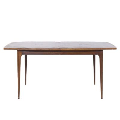  Broyhill Brasilia Broyhill Brasilia Mid Century Walnut Expanding Dining Table with 1 Leaf