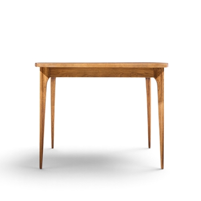  Broyhill Brasilia Broyhill Brasilia Mid Century Walnut Expanding Dining Table with 1 Leaf
