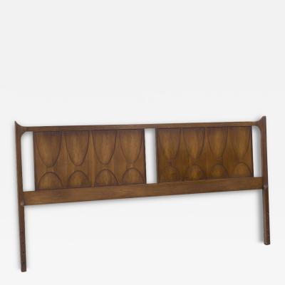  Broyhill Brasilia Broyhill Brasilia Mid Century Walnut King Headboard