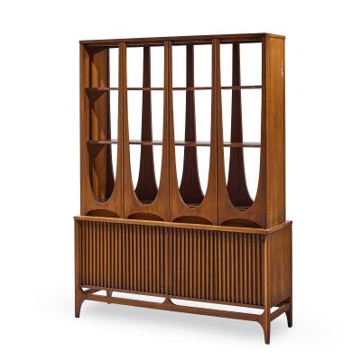  Broyhill Brasilia Broyhill Brasilia Mid Century Walnut Room Divider