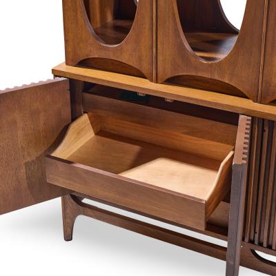  Broyhill Brasilia Broyhill Brasilia Mid Century Walnut Room Divider