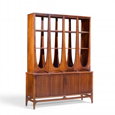  Broyhill Brasilia Broyhill Brasilia Mid Century Walnut Room Divider