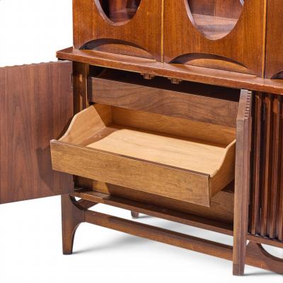  Broyhill Brasilia Broyhill Brasilia Mid Century Walnut Room Divider