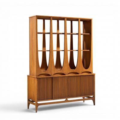  Broyhill Brasilia Broyhill Brasilia Mid Century Walnut Room Divider