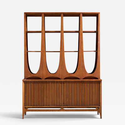  Broyhill Brasilia Broyhill Brasilia Mid Century Walnut Room Divider