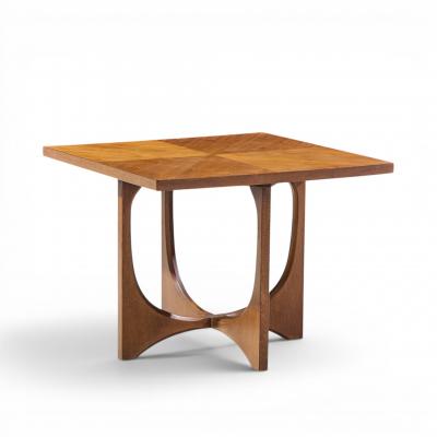  Broyhill Brasilia Broyhill Brasilia Mid Century Walnut Side Tables Pair
