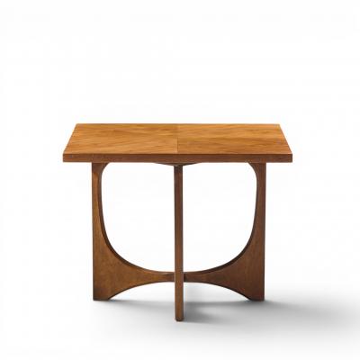  Broyhill Brasilia Broyhill Brasilia Mid Century Walnut Side Tables Pair