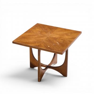  Broyhill Brasilia Broyhill Brasilia Mid Century Walnut Side Tables Pair
