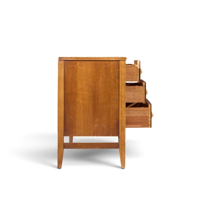  Broyhill Brasilia Broyhill Brasilia Mid Century Walnut and Brass Credenza