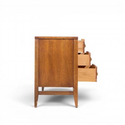  Broyhill Brasilia Broyhill Brasilia Mid Century Walnut and Brass Credenza and Hutch