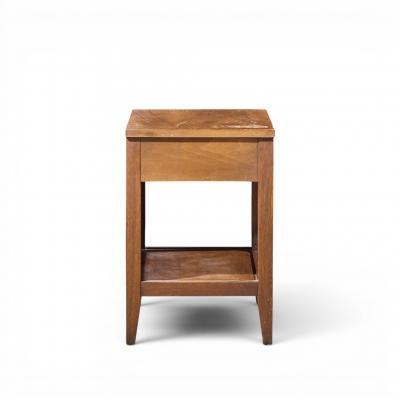  Broyhill Brasilia Broyhill Brasilia Mid Century Walnut and Brass Nightstand
