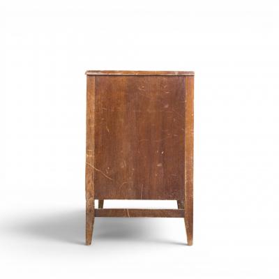  Broyhill Brasilia Broyhill Brasilia Mid Century Walnut and Brass Offset Credenza and Hutch