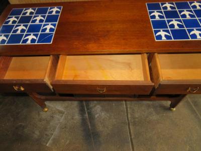  Broyhill Brasilia Lovely Broyhill Brasilia Dropleaf Tile Top Bar Cart Console Mid Century Modern