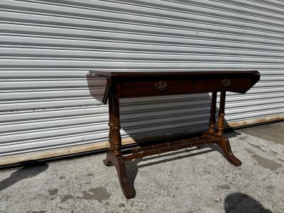  Broyhill Furniture Vintage Broyhill Gallery Collections Mahogany Drop Leaf 2 Drawer Writing Desk