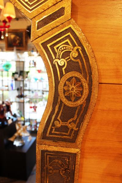  Bruber Etched Gilded Venetian Mirror