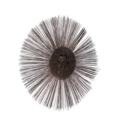  Bruce William Friedle William and Bruce Friedle Mid Century Sunburst Brutalist Brass Sculpture