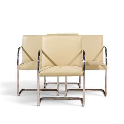  Brueton Brueton Mid Century Brno Chairs Set of 4