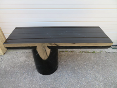  Brueton Brueton Mid Century Modern Cantilevered Lacquer Console Sofa Table