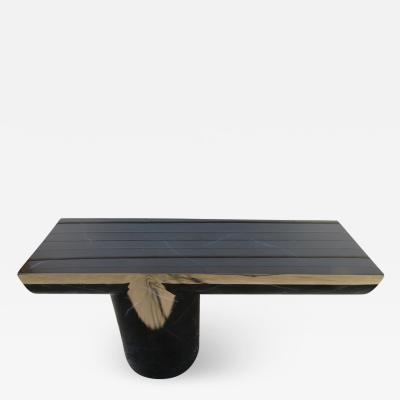  Brueton Brueton Mid Century Modern Cantilevered Lacquer Console Sofa Table
