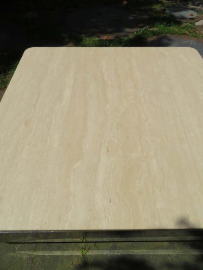  Brueton Uira Grayboff Coffee Table Steel Marble 1970s Brueton Mid Century Modern