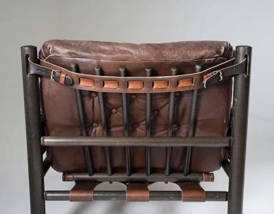  Bruksbo Midcentury Scandinavian Bruksbo Safari Chairs