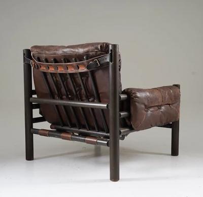  Bruksbo Midcentury Scandinavian Bruksbo Safari Chairs