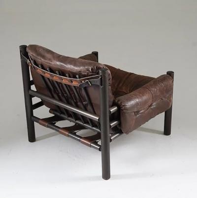  Bruksbo Midcentury Scandinavian Bruksbo Safari Chairs