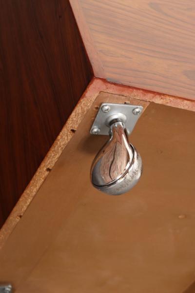  Bruksbo Norwegian Rosewood Magazine Rack Record LP Caddy by Rolf Hesland for Bruksbo