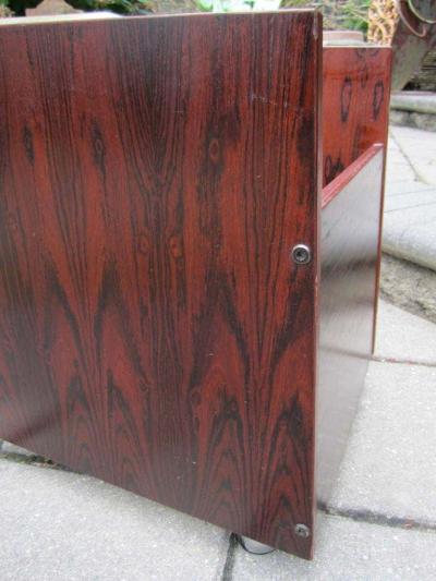 Bruksbo Norwegian Rosewood Magazine Rack by Brusksbo Mellemstrands Danish Modern