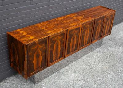 Bruksbo Torbjorn Afdal Book Matched Brazilian Rosewood Cabinet for Bruksbo of Norway
