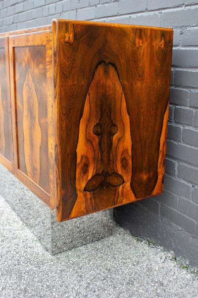 Bruksbo Torbjorn Afdal Book Matched Brazilian Rosewood Cabinet for Bruksbo of Norway