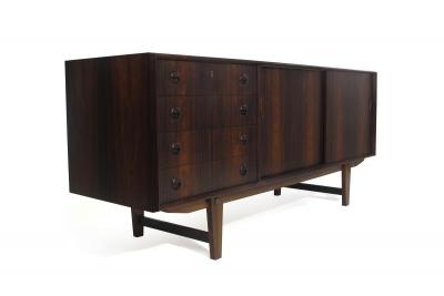  Bruno Hansen Bruno Hansen Danish Rosewood Credenza