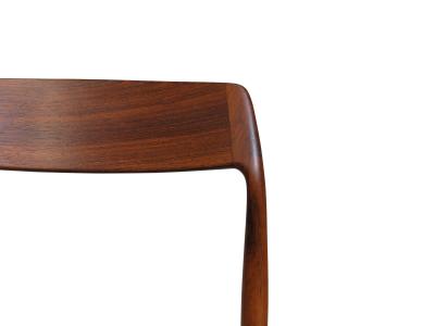  Bruno Hansen Four Danish Solid Brazilian Rosewood Dining Chairs