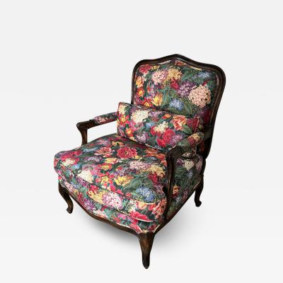  Brunschwig Fils 19th C Style French Provincial Down Filled Brunschwig Fils Chintz Chair