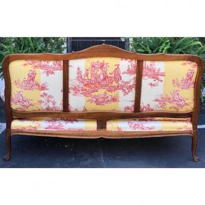  Brunschwig Fils Antique Louis XV Style French Provincial Sofa Settee W Brunschwig Fils