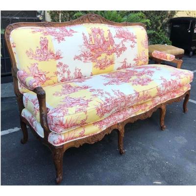  Brunschwig Fils Antique Louis XV Style French Provincial Sofa Settee W Brunschwig Fils