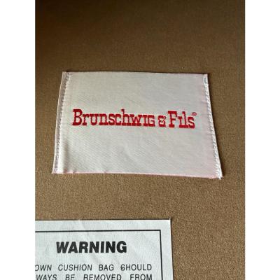  Brunschwig Fils Brunschwig Fils Fully Upholstered Mohair Silk Club Chair