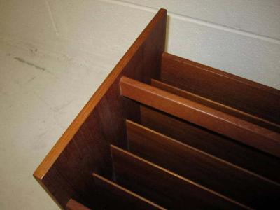 Bruskbo Mid Century Magazine Rack in Teak by Bruksbo Danish Modern