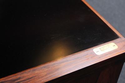  Bruskbo Mid Century Norwegian Modern Rosewood Flip Top Rolling Dry Bar by Torbj rn Afdal