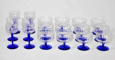  Bryce Brothers Company Inc Art Deco Set of 78 Optic Swirl Stemware Barware by Bryce Brothers Company Inc 