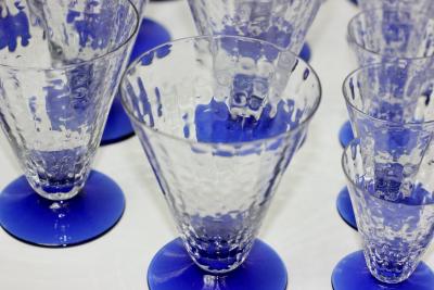  Bryce Brothers Company Inc Art Deco Set of 78 Optic Swirl Stemware Barware by Bryce Brothers Company Inc 