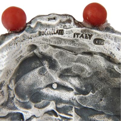  Buccellati A set of four sterling silver crab form boxes by Buccellati