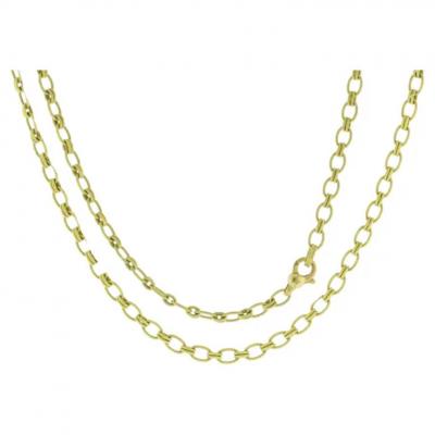  Buccellati BUCCELLATI TEXTURED OVAL LINK CHAIN NECKLACE